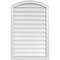 Ekena Millwork Arch Top Surface Mount PVC Gable Vent: Functional, w/ 2"W x 2"P Brickmould Sill Frame, 26"W x 40"H GVPAR26X4003SF - alternate 1